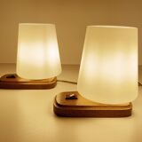 Pair of Scandinavian bedside lamps 60