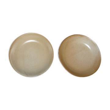 Paire d'assiettes creuses CNP Village France