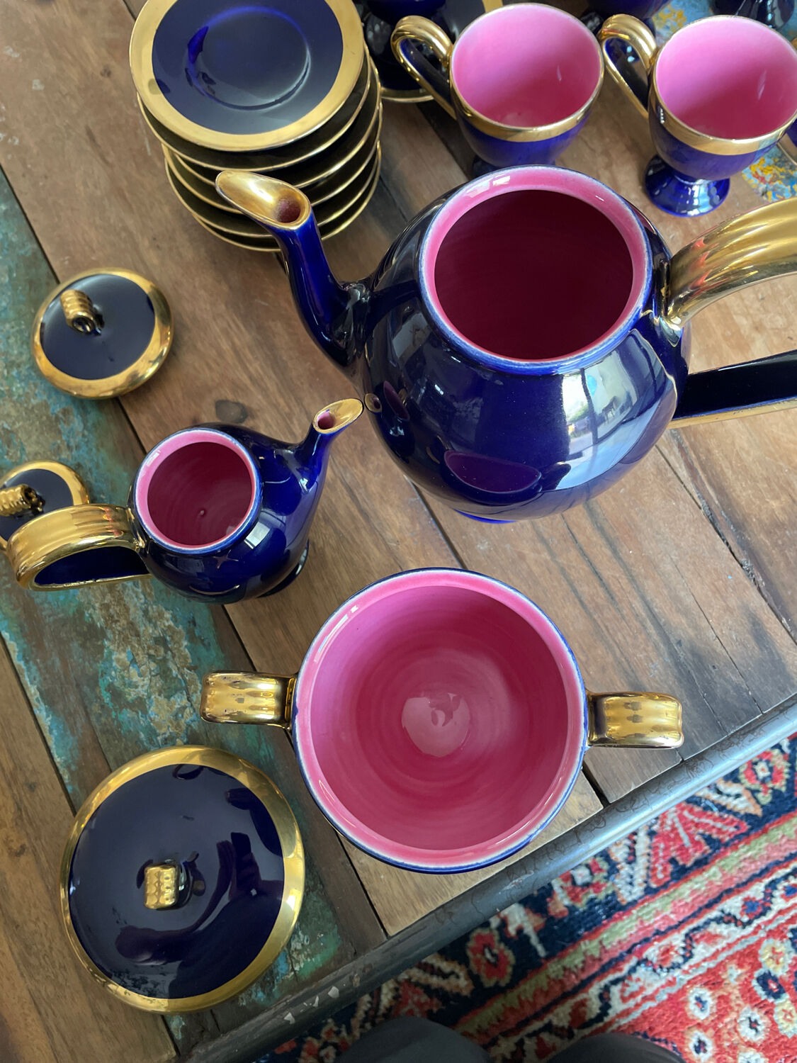 Monica coffee service Céram Vallauris