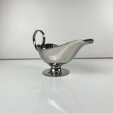 Royal BB stainless steel sauceboat, France, mid-20th century.