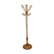 Rattan coat rack
