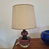 Danish Glass Table Lamp from Holmegaard 1960s