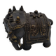 Airavata elephant in bronze. 19th century India.