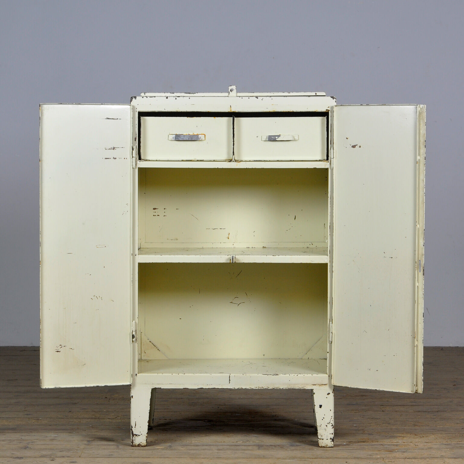 Industrial iron cabinet, 1960s