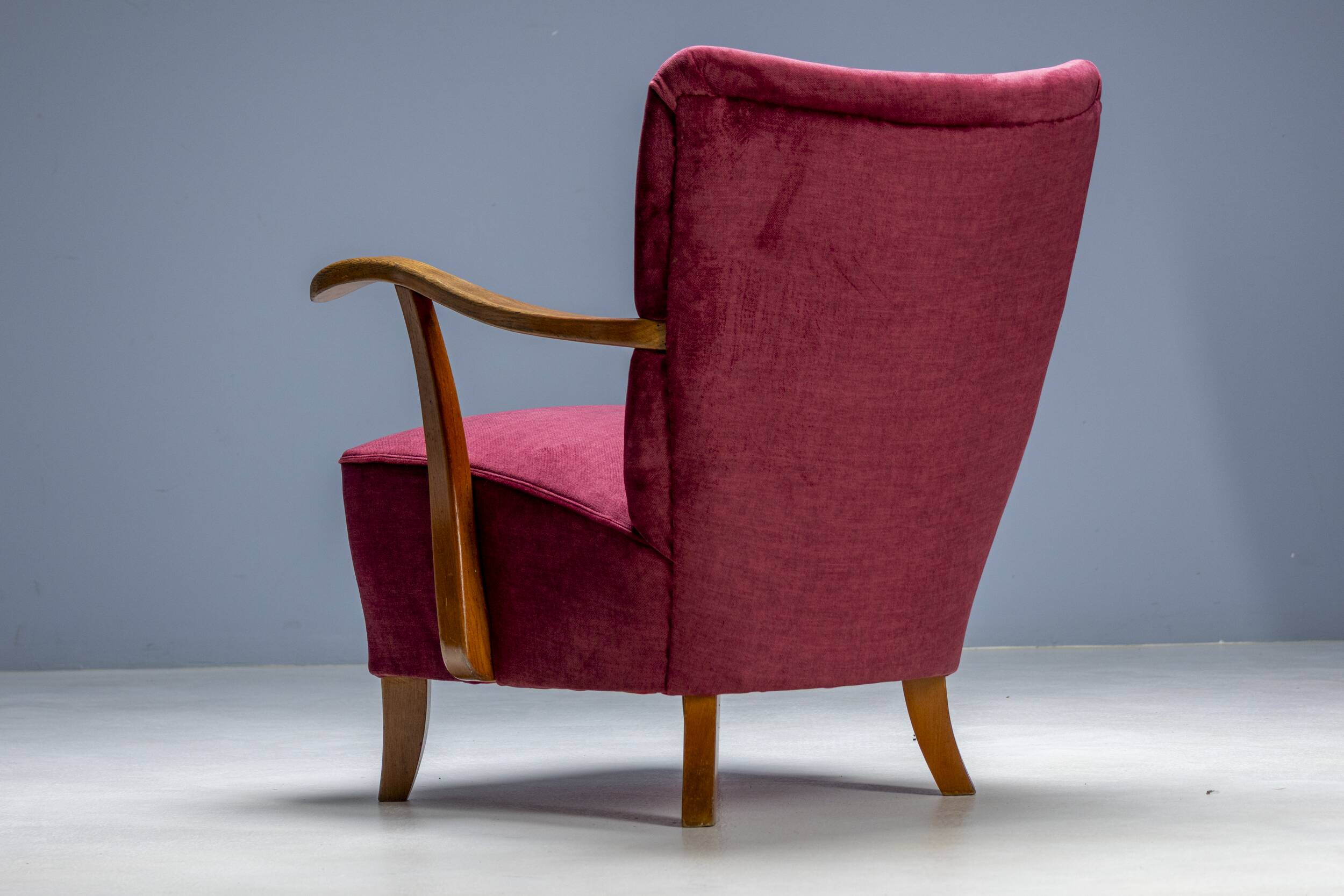 Pair of Art Deco Armchairs, 1930s, Czechoslovakia