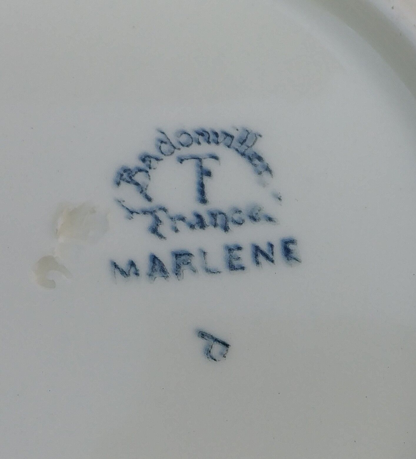 Fruit cup / large dish-Vintage faiencerie Badonviller model Marlene years 50/60