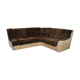 Midcentury seventies ‘snake harmonica’ modular sofa