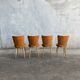 Set of 4 Baumann bistro chairs, 1960s