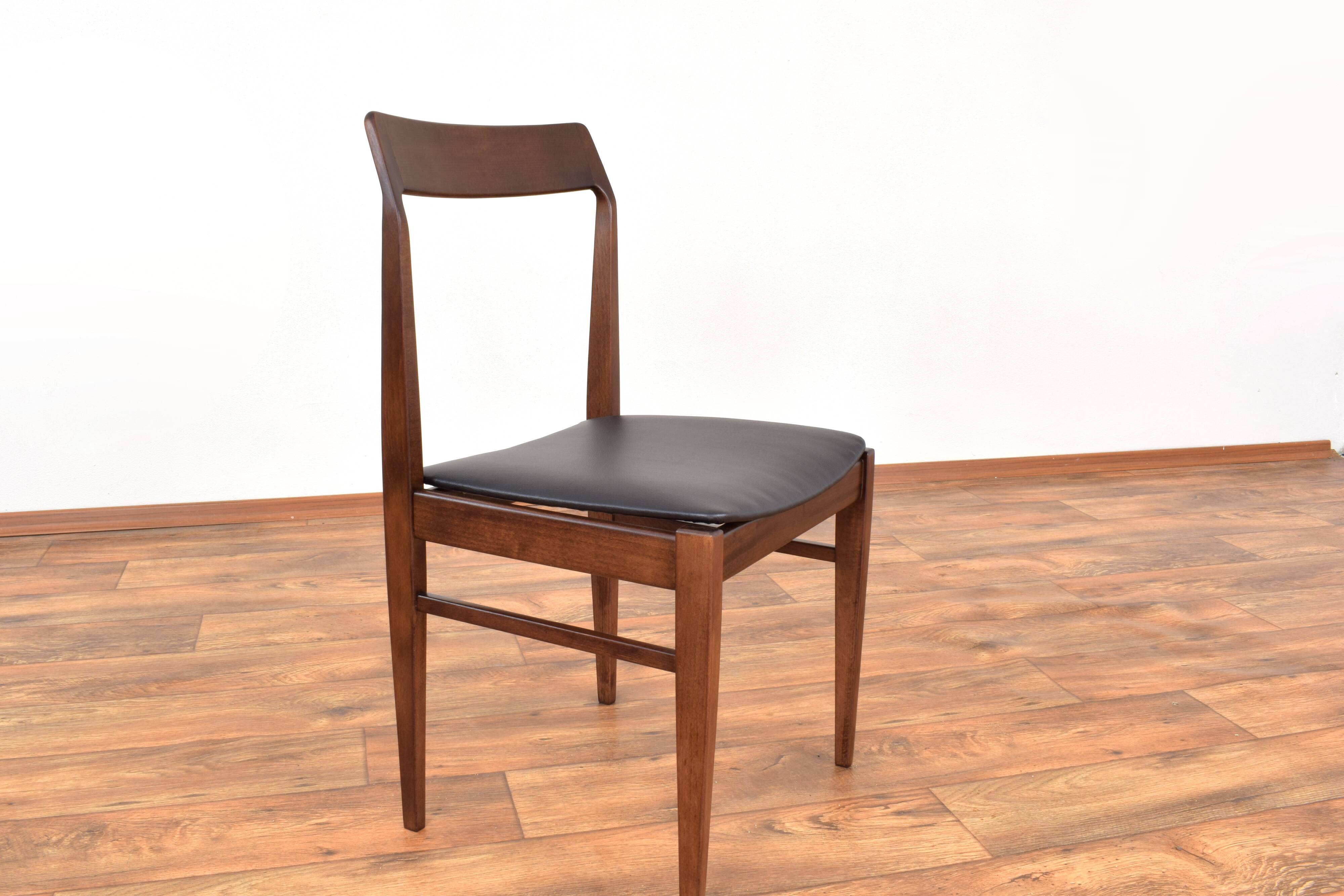 Chaises de Salle à Manger Mid-Century Polonaises par E. Homa, 1960s, Set de 4