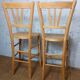 Paire de chaises bistrot hautes années 50