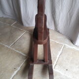 Wooden rocking horse