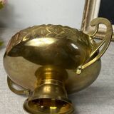 Saladier art nouveau en laiton