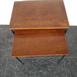 Vintage wooden nesting tables