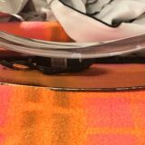 Vintage bathroom double shade mirror
