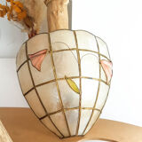 Mother-of-pearl wall lamp