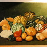 Still Life with Vegetables, signed