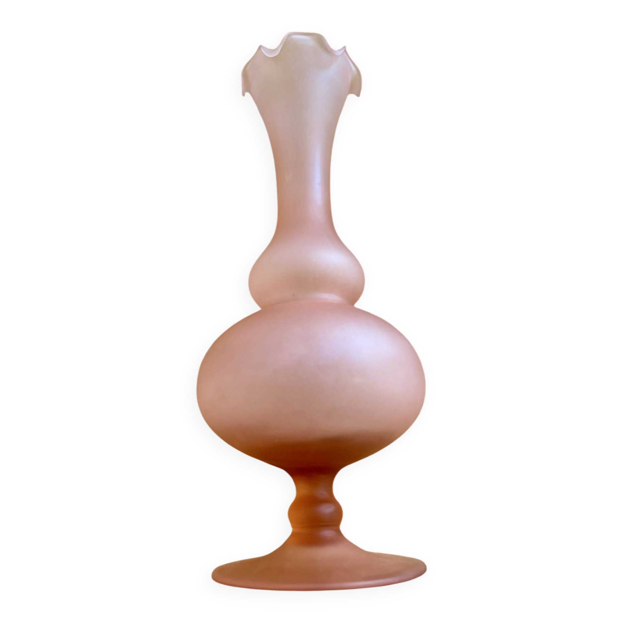 Opaline glass vase