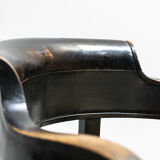 Leather office armchair 1920'