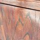 Large vintage chest of drawers with four drawers and one door in oak, circa 1960s