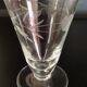 6 Verres ancien  soufflé et ciselé