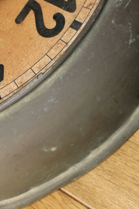 Brass wall clock 1950