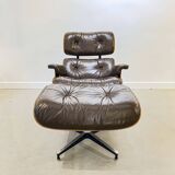 Brown Lounge Chair by Charles & Ray Eames - Herman Miller - Vintage 1970