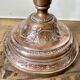 Old copper candle holder