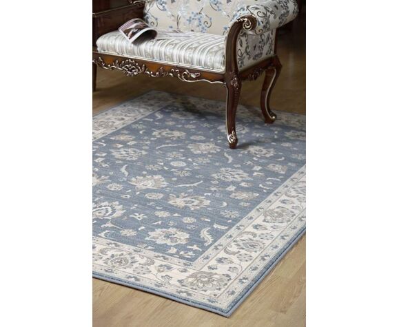 Zaya Blue Persian Carpet 160x230 Cm, Pale Blue Persian Rug
