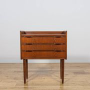 Small teak chest of drawers from the 1960s by Henning Jørgensen for Fredericia.
