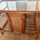Cane rattan coffee table