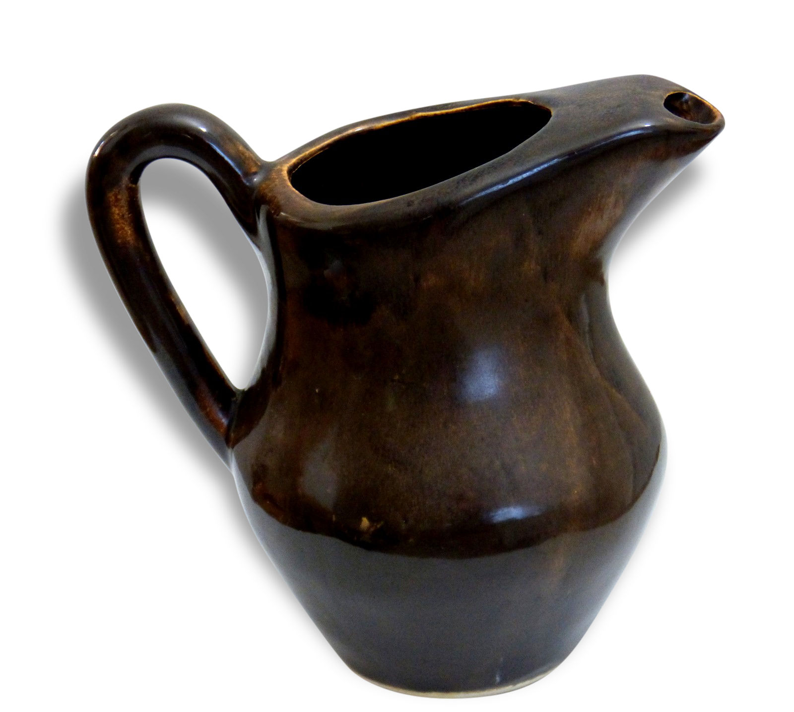 Very nice old pitcher/carafe Brown ceramic