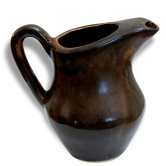 Very nice old pitcher/carafe Brown ceramic