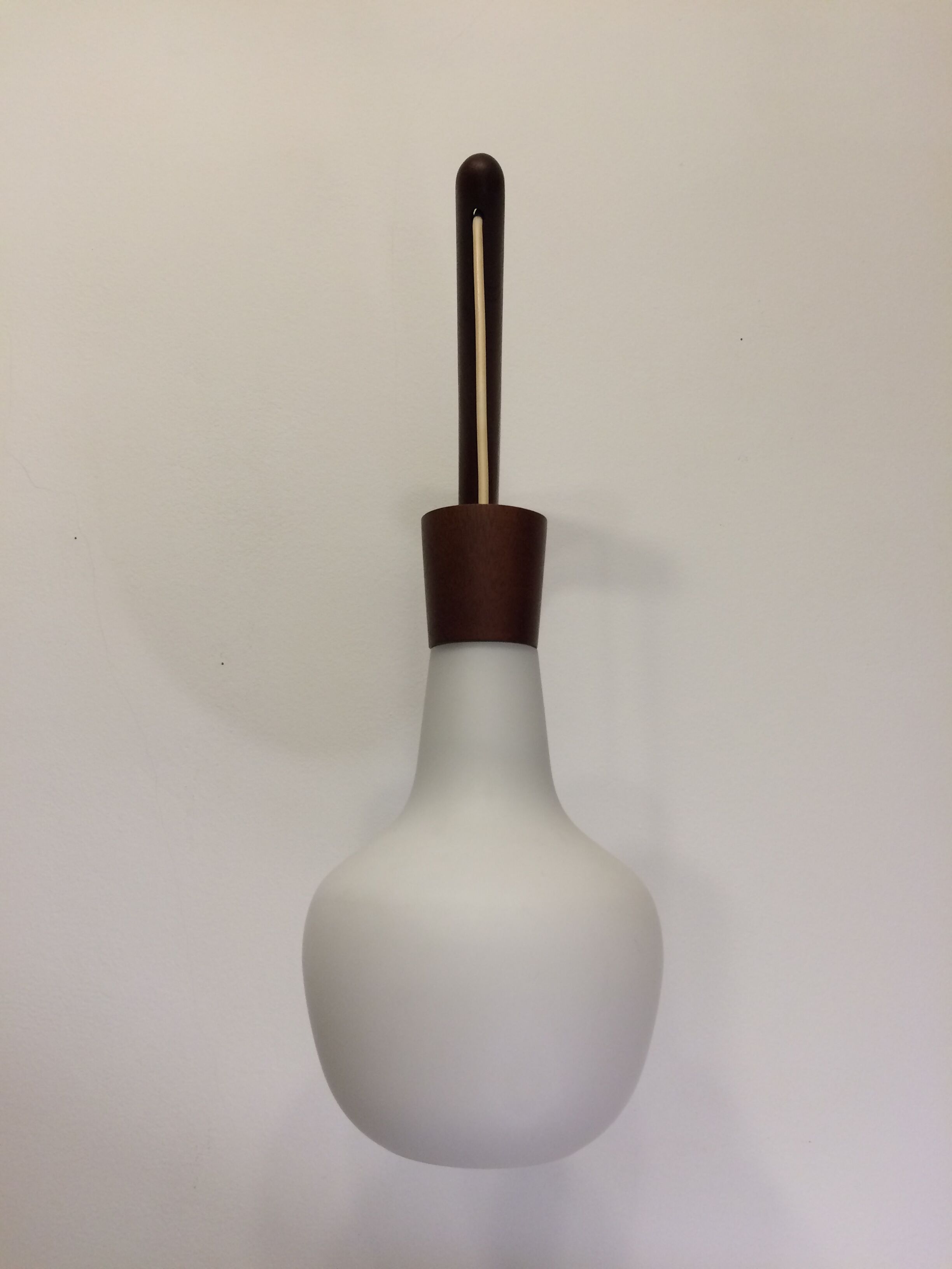 Scandinavian wall light teak 1960