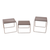 Tables basses vintage Marcel T Tris par Kazuhide Takahama pour Cassina, ensemble de 2