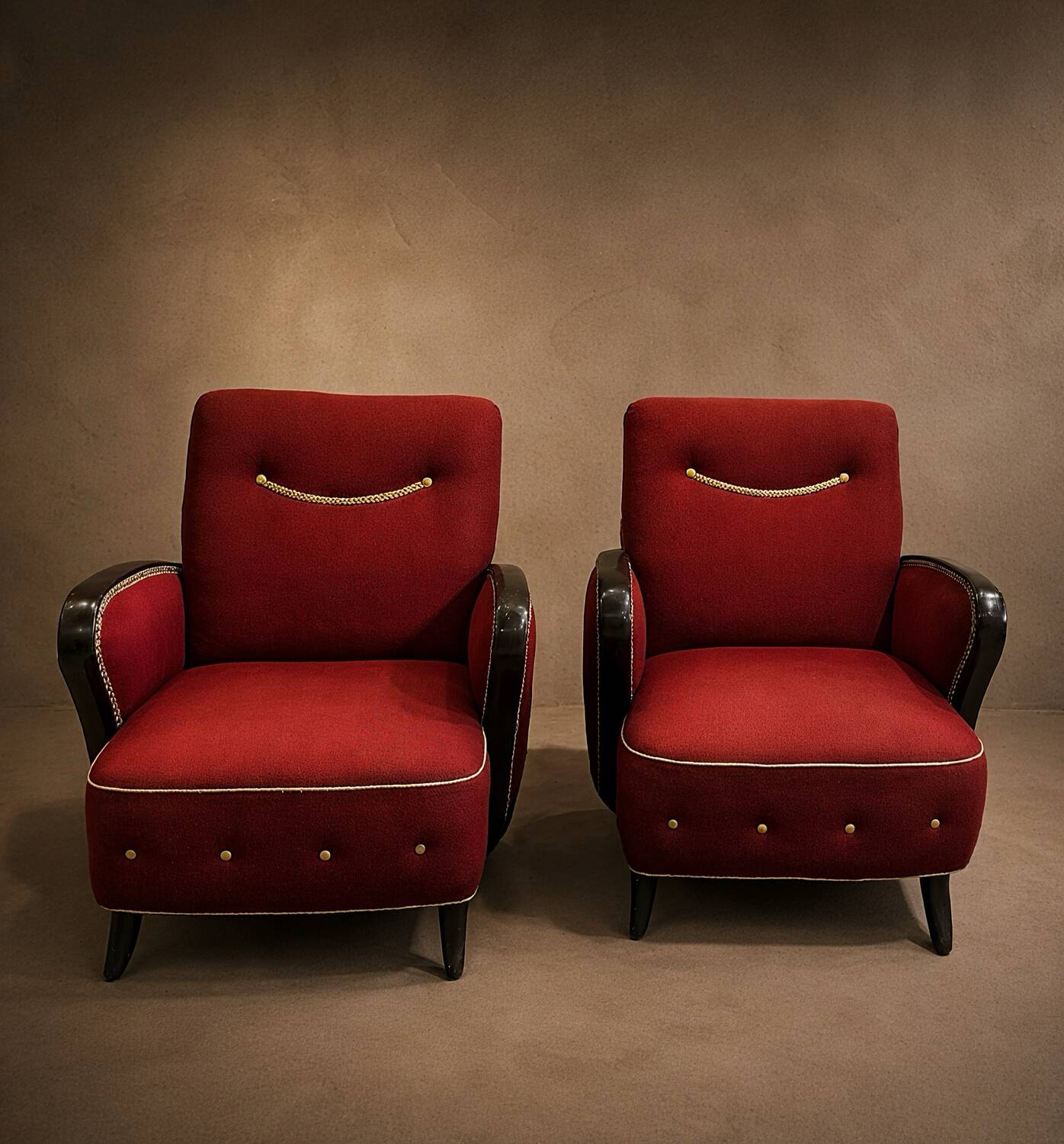 Paire Fauteuil Club Art Deco circa 1940