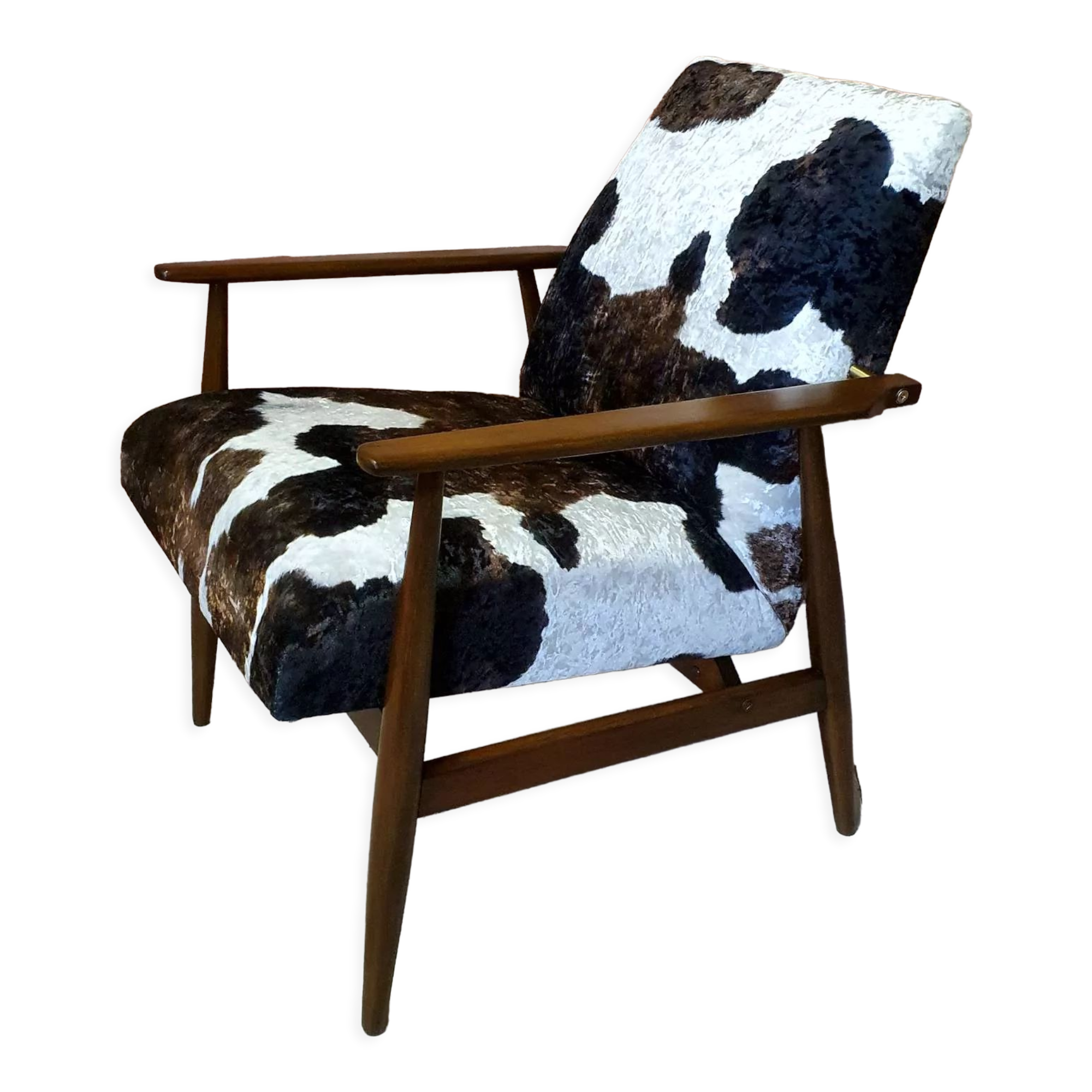 Fauteuil 1960s, PRL, vintage, Henryk Lis, Fox