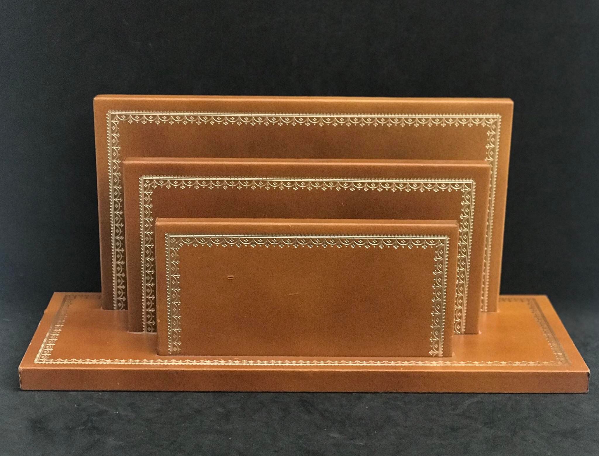 Leather letter holder