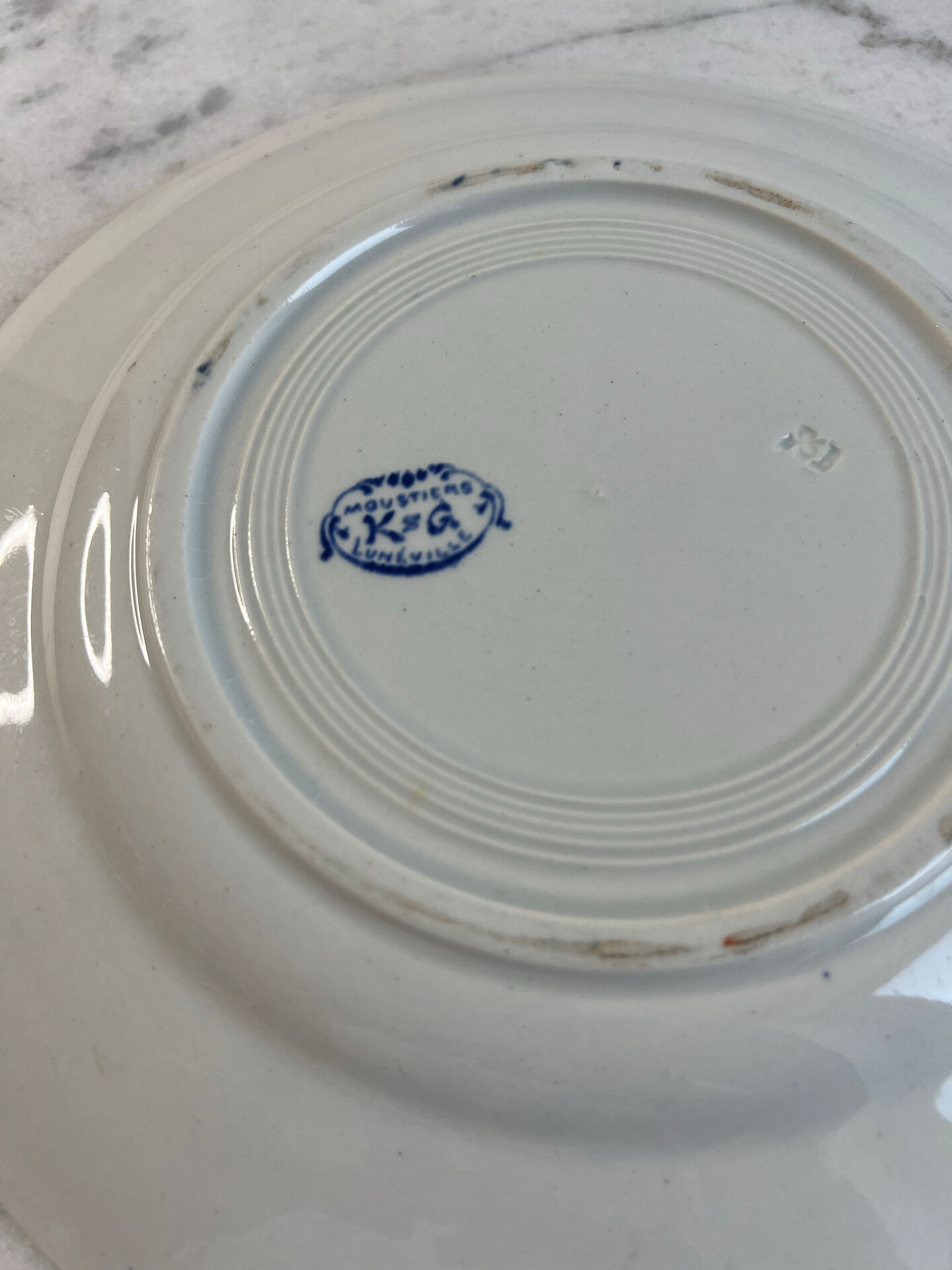 Lunéville KG — Moustiers Collection, Serving Plate
