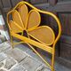 Rattan and caning headboard