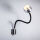 Martine Le Forestier ‘‘Serpent’’ wall lamp for Raak Amsterdam 1968