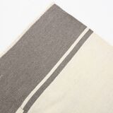Beige & Gray Ethnic Kilim Rug, 225x276Cm