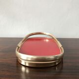 Red and golden tray