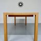 Post-modern striped wood table with drawers, design 80.
