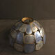Blue mother-of-pearl hanging lamp