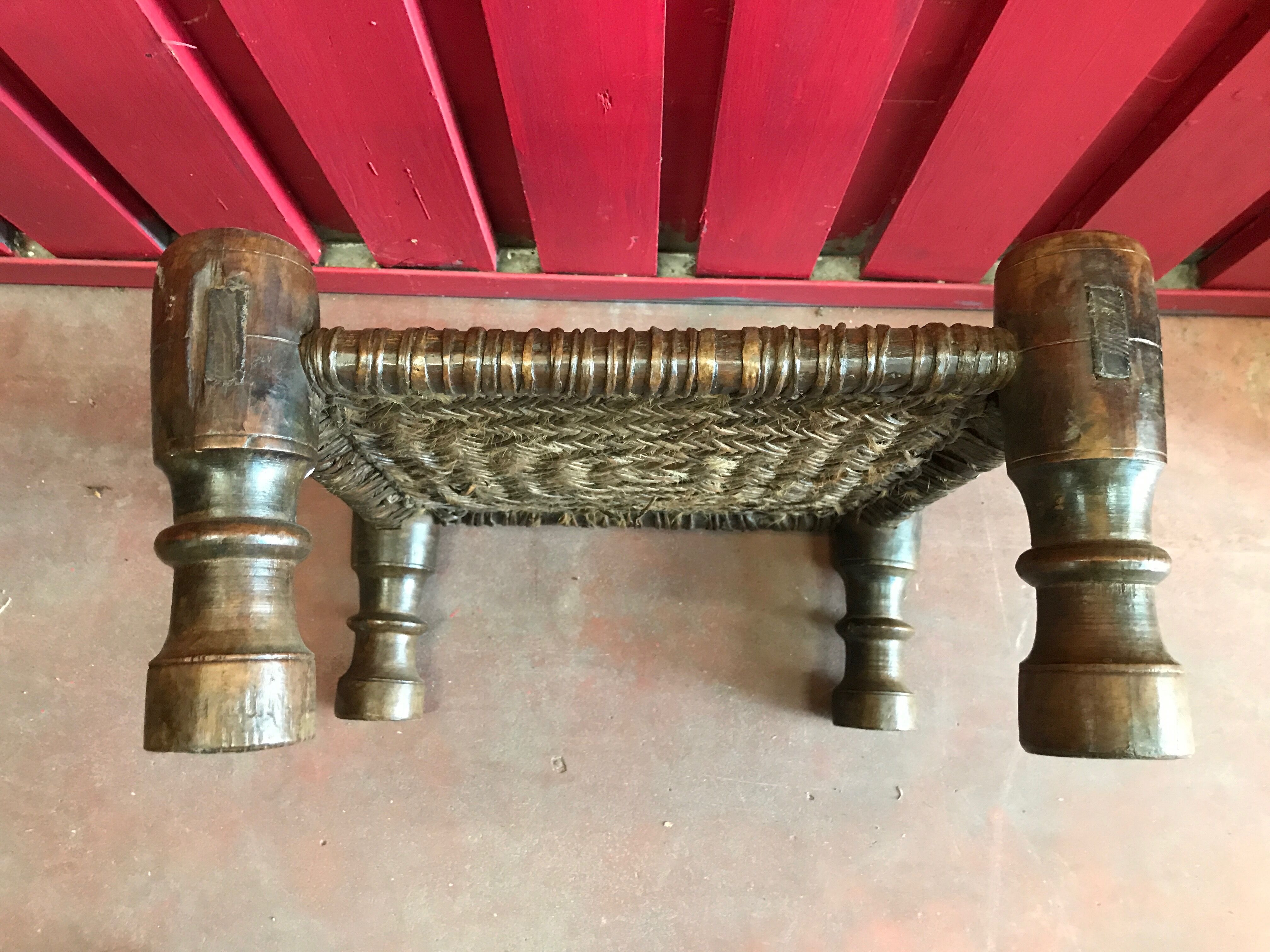 Ethnic stool, Pakistan, Swat Valley, 20th