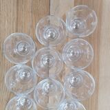 10 vintage wine glasses