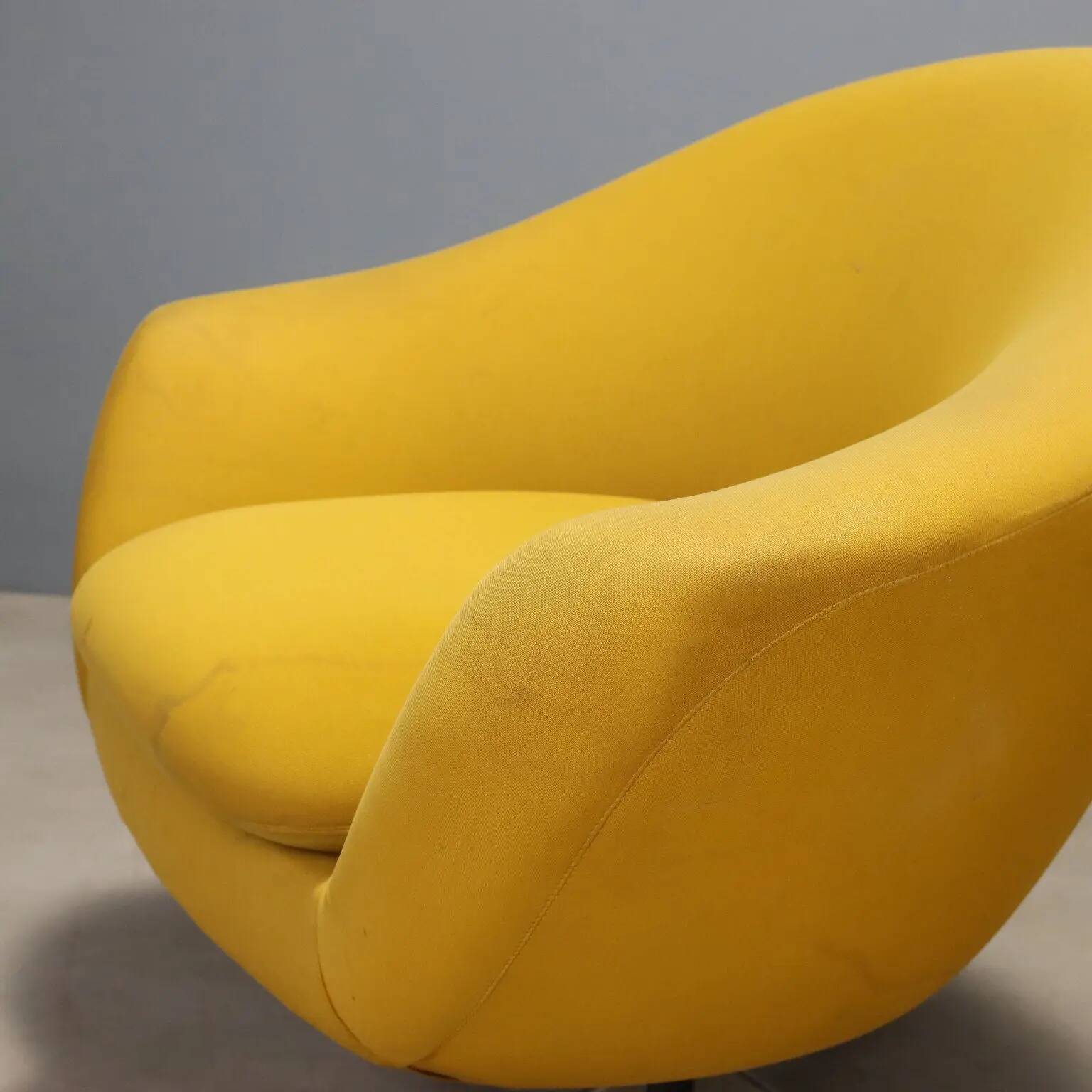 Pair of swivel armchairs by Carl Eric Klote for Overman MFG