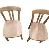 Set of 2 Bistro Chairs Stamped Stella 1950s