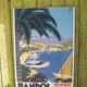 Carton publicitaire "port de Bandol" 65.5 x 46