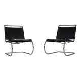 MR30/5 Tubular Steel Arm Chair by Ludwig Mies van der Rohe for Knoll Set of